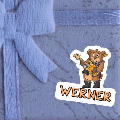 Sticker Werner Rocker Bär Gift package Image