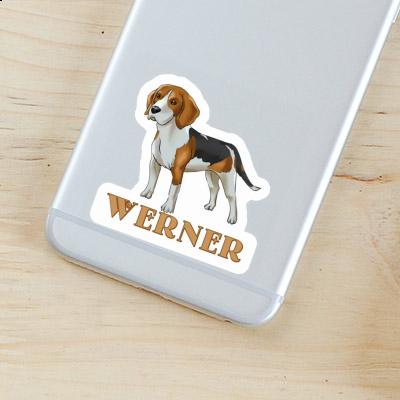 Autocollant Beagle Werner Gift package Image