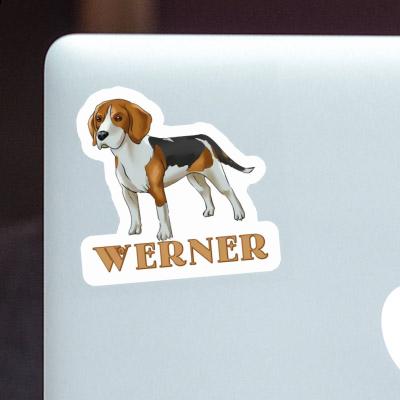 Sticker Beagle Werner Gift package Image