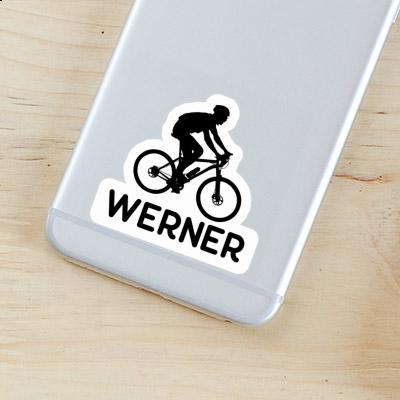 Biker Sticker Werner Laptop Image