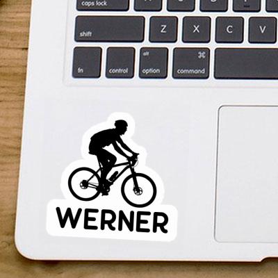 Werner Aufkleber Biker Laptop Image
