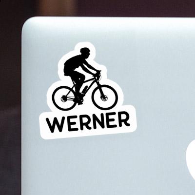 Biker Sticker Werner Laptop Image