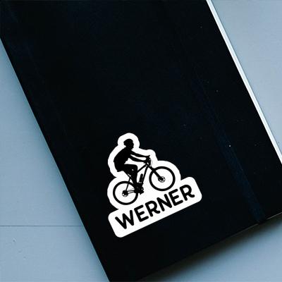 Werner Aufkleber Biker Laptop Image