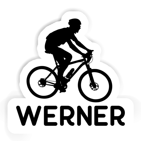 Werner Aufkleber Biker Notebook Image