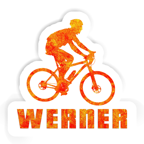 Werner Sticker Biker Laptop Image