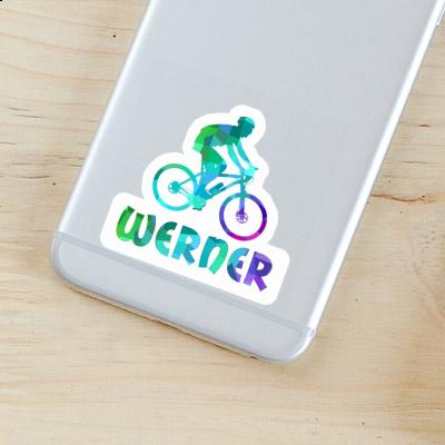 Sticker Biker Werner Laptop Image