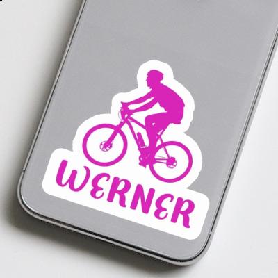 Aufkleber Biker Werner Notebook Image