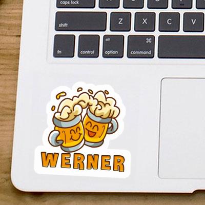 Autocollant Bière Werner Laptop Image