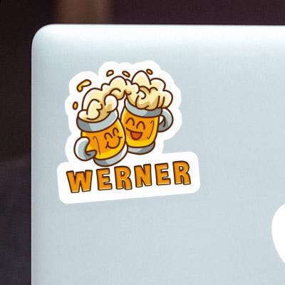 Sticker Werner Bier Laptop Image