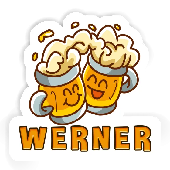 Sticker Beer Werner Notebook Image