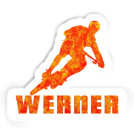 Sticker Werner Biker Notebook Image