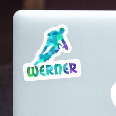 Werner Aufkleber Biker Laptop Image