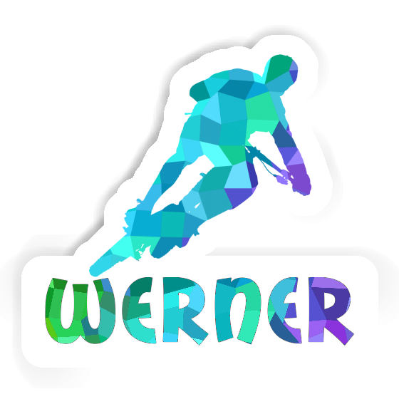 Sticker Werner Biker Laptop Image