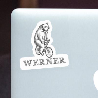 Sticker Werner Bear Notebook Image