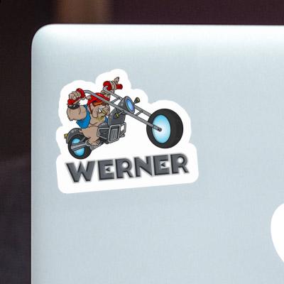Motorbike Rider Sticker Werner Gift package Image