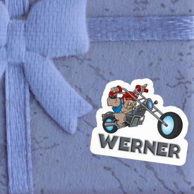 Motorbike Rider Sticker Werner Gift package Image