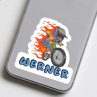Biker Aufkleber Werner Laptop Image