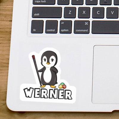 Werner Autocollant Pingouin Notebook Image