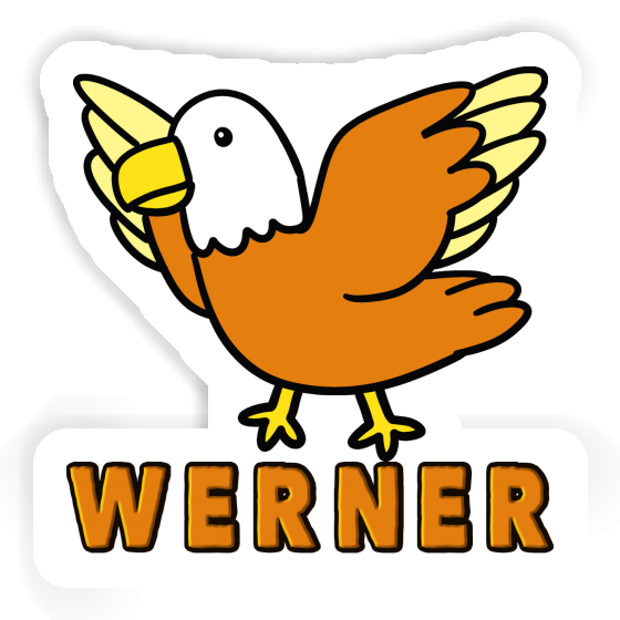 Werner Aufkleber Vogel Notebook Image