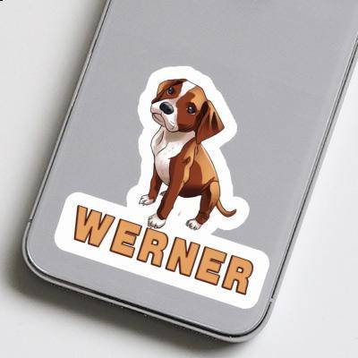 Sticker Werner Boxer Gift package Image