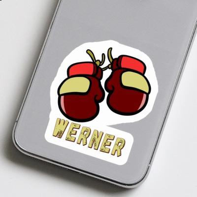 Werner Aufkleber Boxhandschuh Notebook Image