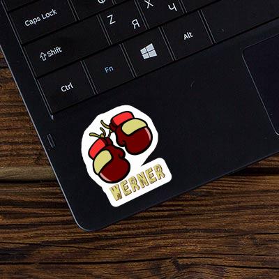 Sticker Werner Boxing Glove Laptop Image