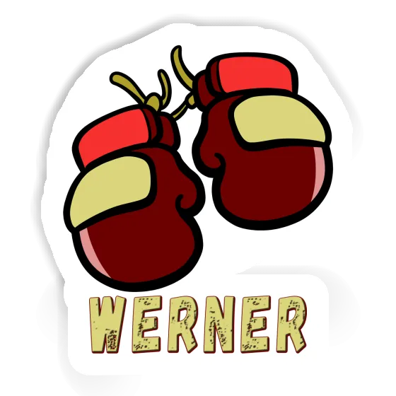 Sticker Werner Boxing Glove Laptop Image