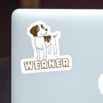Brittany Spaniel Sticker Werner Laptop Image
