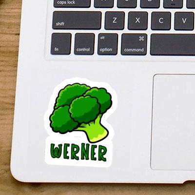 Sticker Werner Broccoli Notebook Image