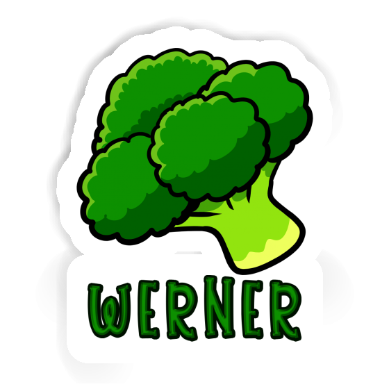 Sticker Werner Broccoli Notebook Image
