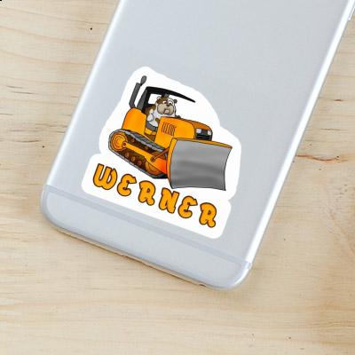Autocollant Bulldozer Werner Gift package Image