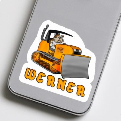 Sticker Bulldozer Werner Notebook Image