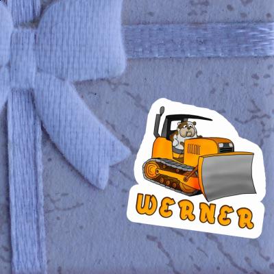 Autocollant Bulldozer Werner Image