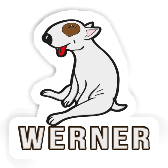 Sticker Terrier Werner Laptop Image
