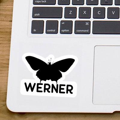 Werner Autocollant Papillon Image