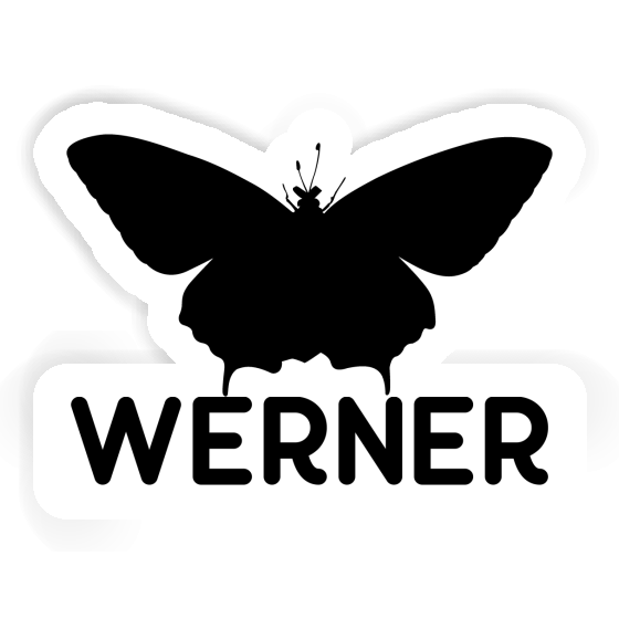 Werner Autocollant Papillon Notebook Image