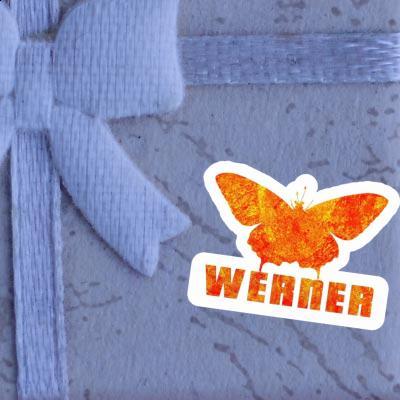 Papillon Autocollant Werner Image