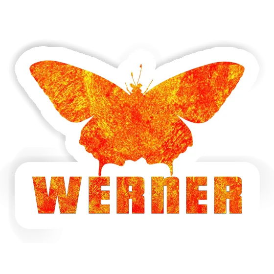 Werner Sticker Butterfly Image