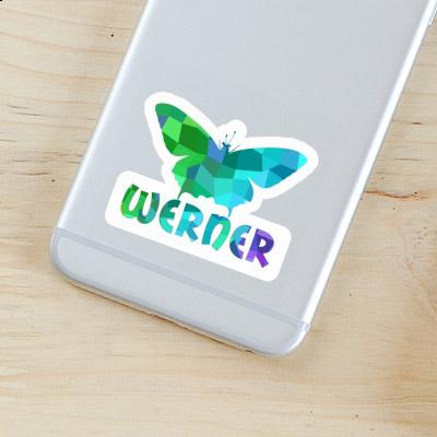 Sticker Butterfly Werner Gift package Image