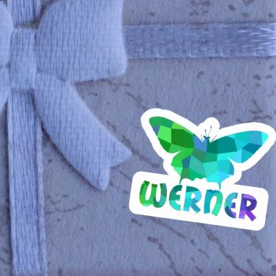 Aufkleber Schmetterling Werner Notebook Image