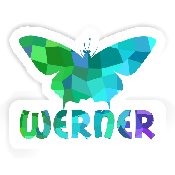 Aufkleber Schmetterling Werner Laptop Image