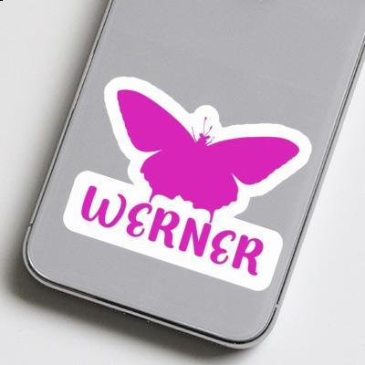 Werner Sticker Butterfly Laptop Image