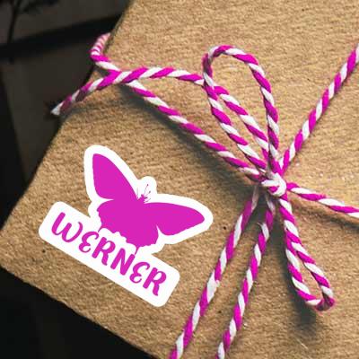 Autocollant Werner Papillon Gift package Image