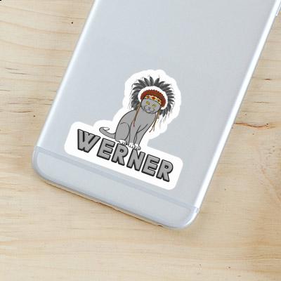 Werner Sticker Indian Cat Gift package Image
