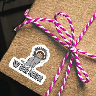 Werner Sticker Indianerin Gift package Image