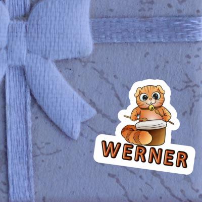 Sticker Werner Drummer Gift package Image