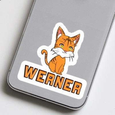 Werner Aufkleber Katze Image