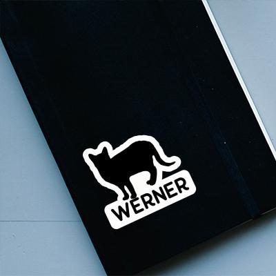 Katze Sticker Werner Image