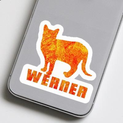 Autocollant Werner Chat Gift package Image