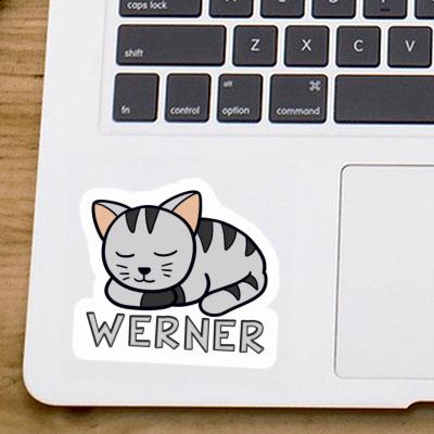 Sticker Katze Werner Gift package Image